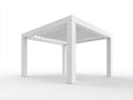 Tonnelle de jardin - Aluminium - 300 x 300 x 250 cm - Blanc - Style contemporain