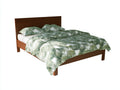 Lit double - Bois - 212 x 172 x 108 cm - Noyer - Style moderne